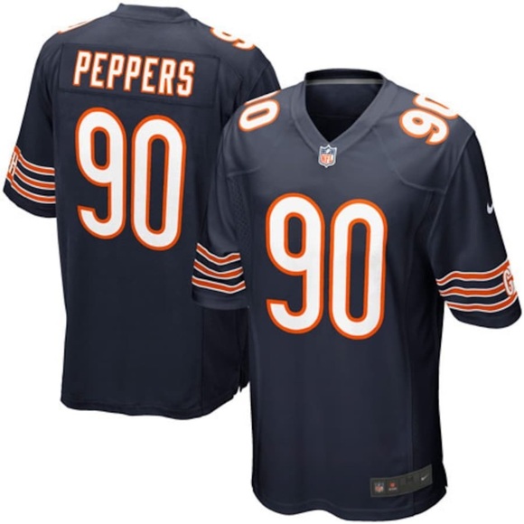 Julius Peppers Chicago Bears Jersey Youth large Blue nfl Nike 90 boys football - Picture 1 of 8